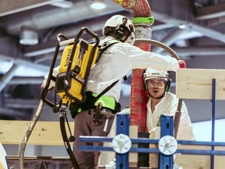 STahlbetonbauer aus deutschland bei worldskills 2026