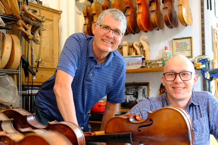 Joachim Zimmermann (l.) und Andreas Thümmler